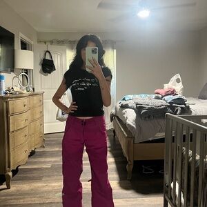 Women's Pink Track SNOW Pants RIDE